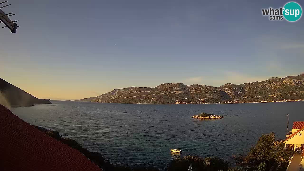 Live-Webcam Korčula Tri Žala – Pelješac