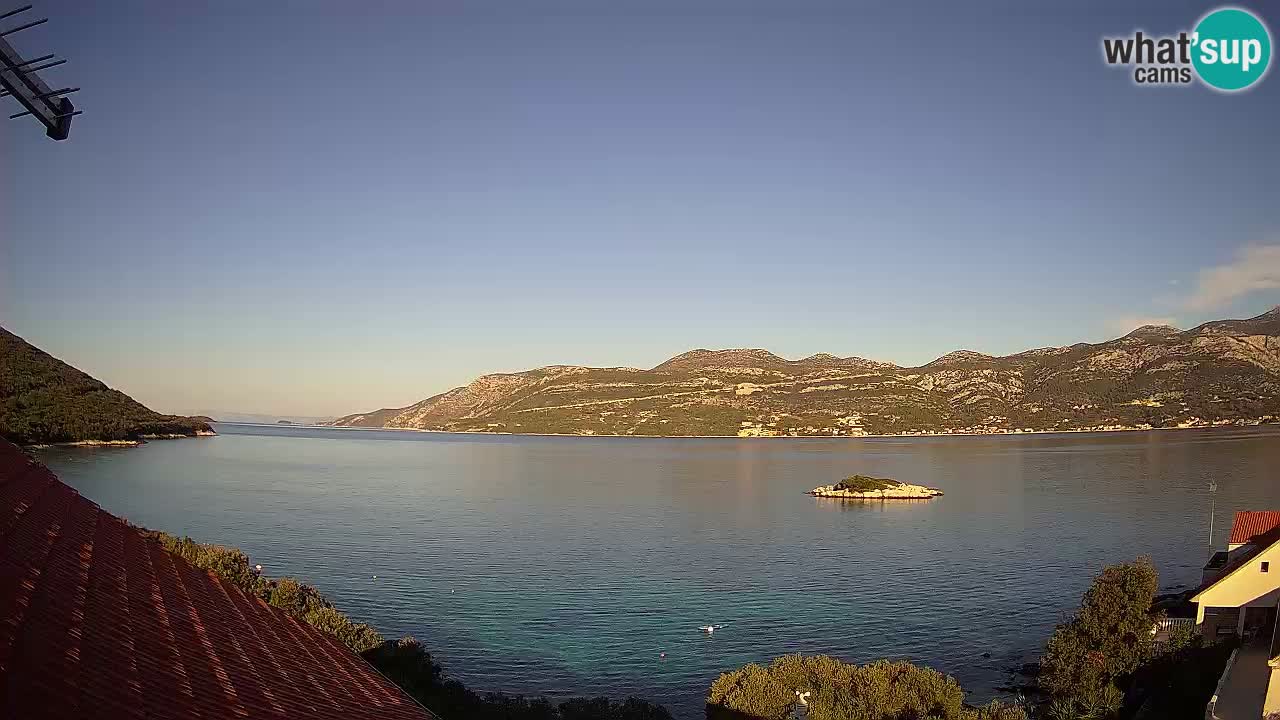 Korčula webcam en direct – Tri Žala Pelješac