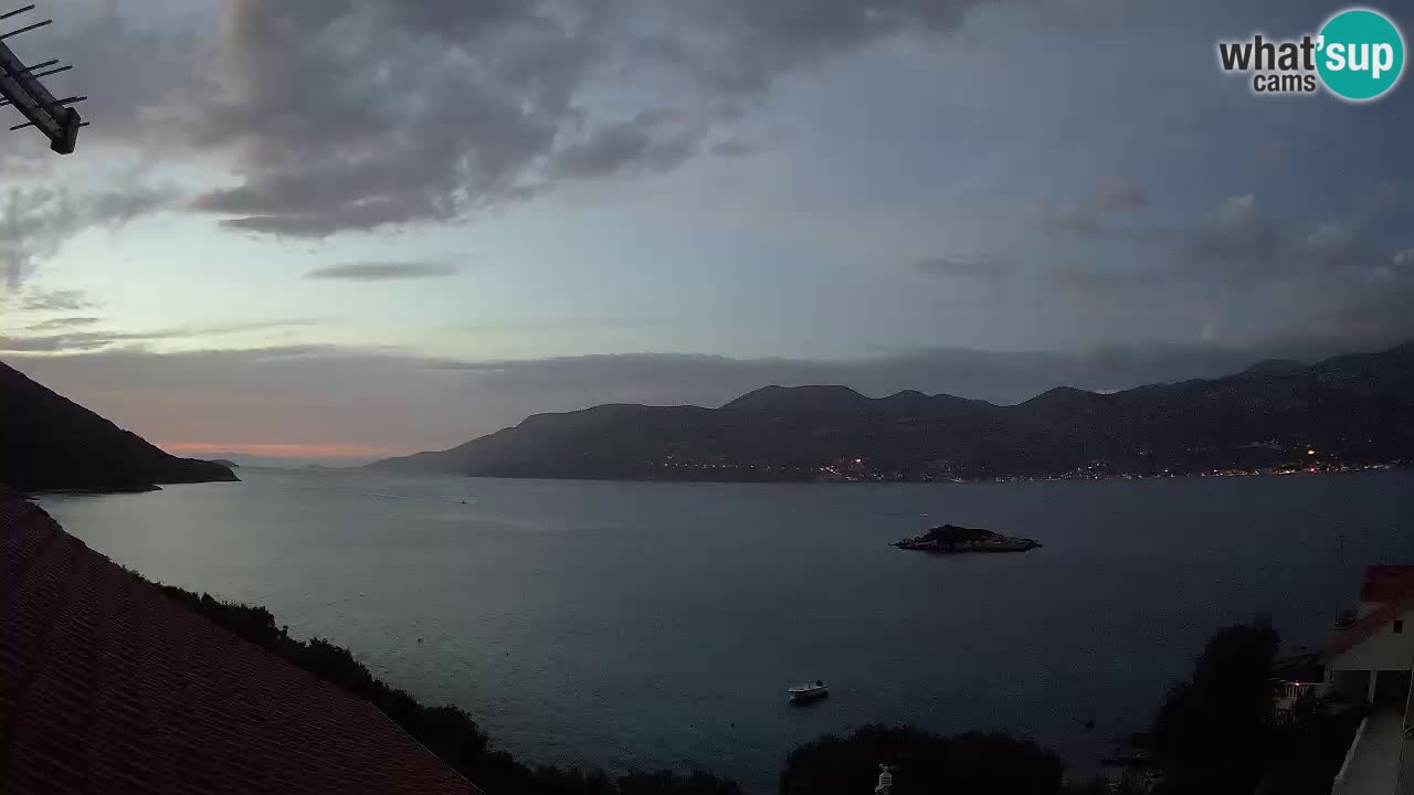 Korčula webcam en direct – Tri Žala Pelješac