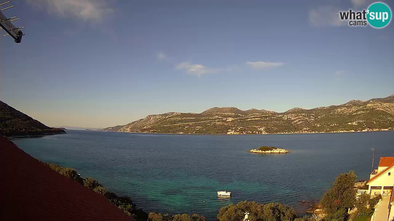 Live Korčula webcam – Tri Žala