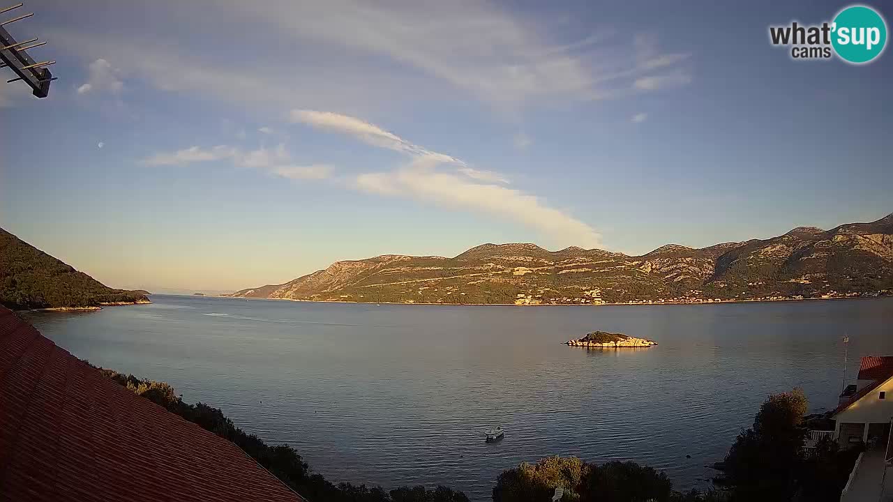 Live Korčula webcam – Tri Žala