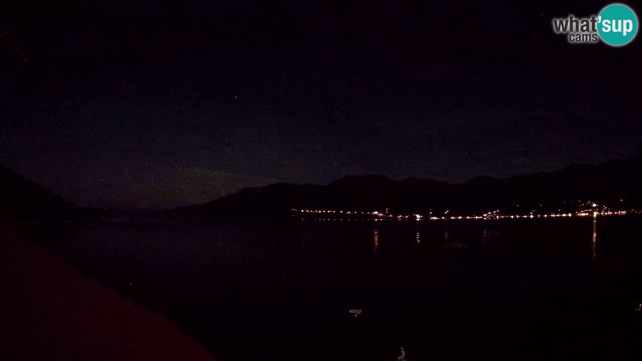 Korčula live webcam – Tri Žala panorama verso Pelješac