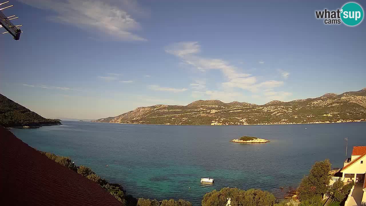 Live Korčula webcam – Tri Žala
