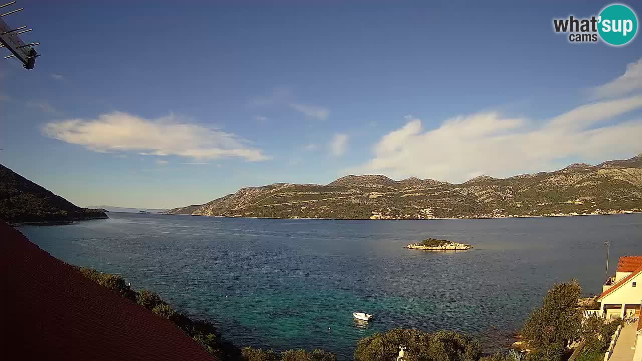 Live Korčula webcam – Tri Žala