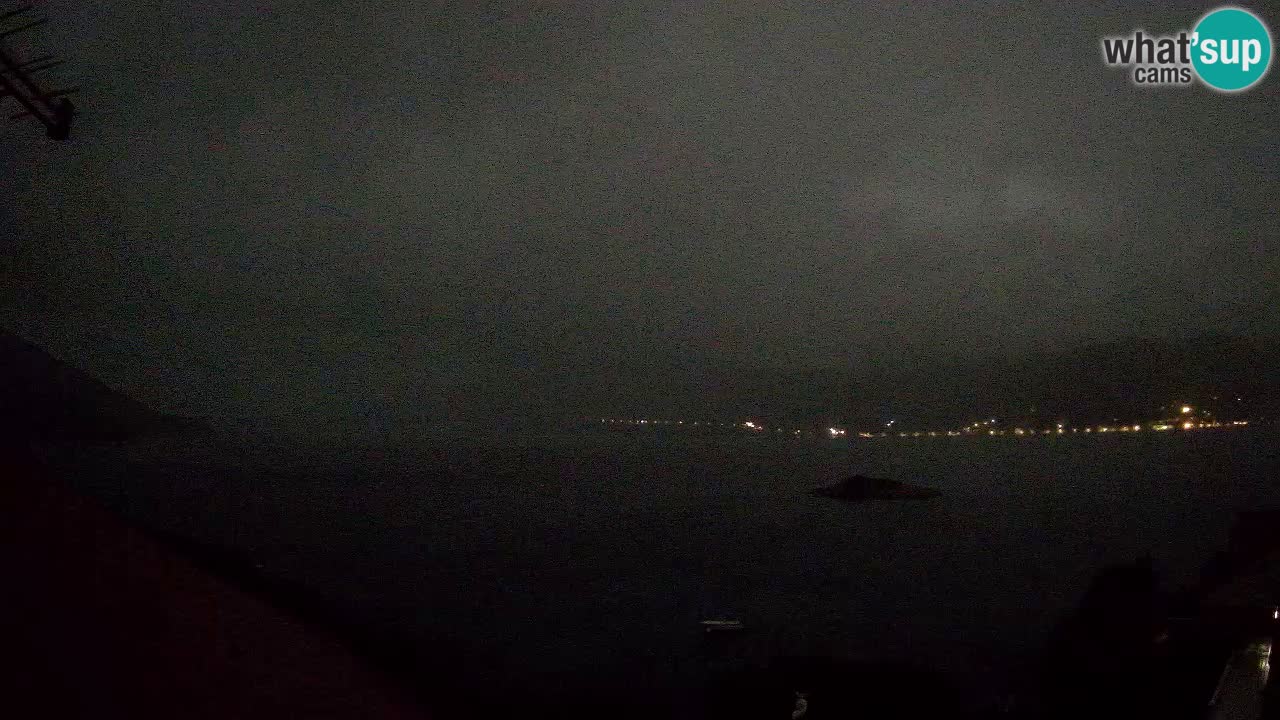 Korčula live webcam – Tri Žala panorama verso Pelješac