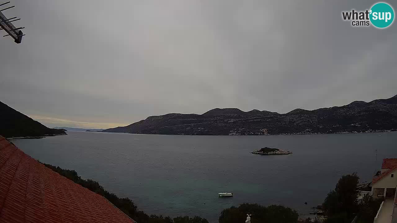 Live Korčula webcam – Tri Žala