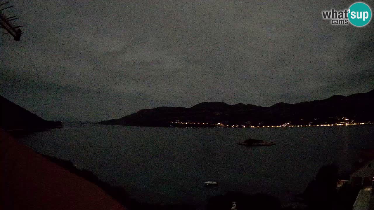Korčula webcam en direct – Tri Žala Pelješac