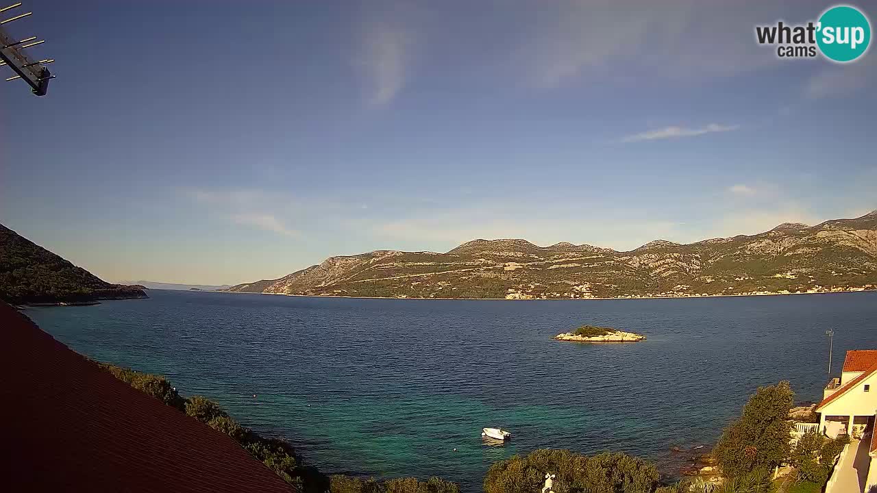 Live Korčula webcam – Tri Žala