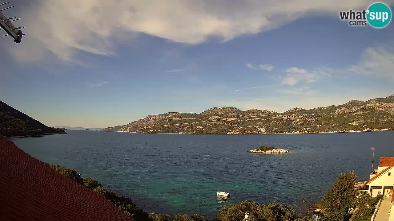 Korčula webcam en direct – Tri Žala Pelješac