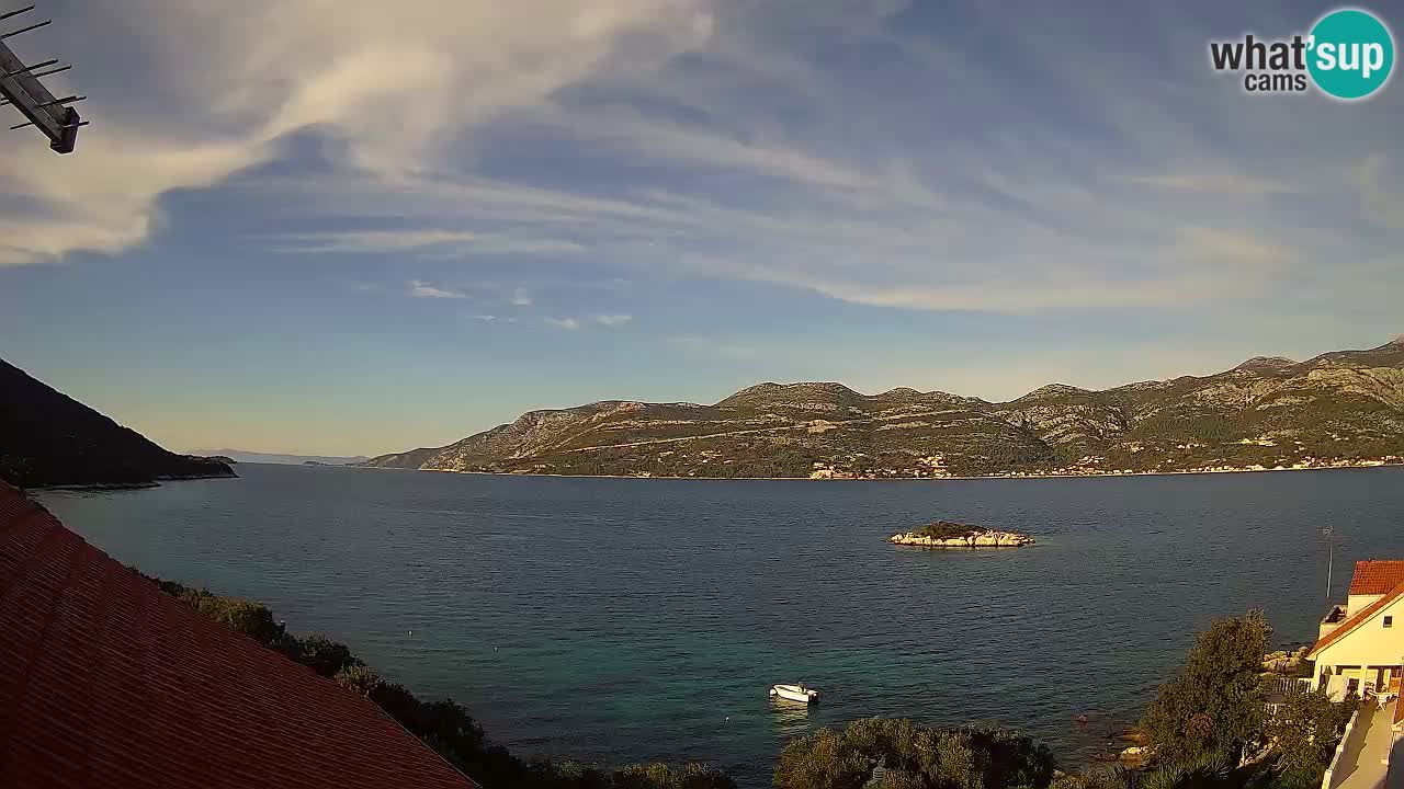 Live-Webcam Korčula Tri Žala – Pelješac