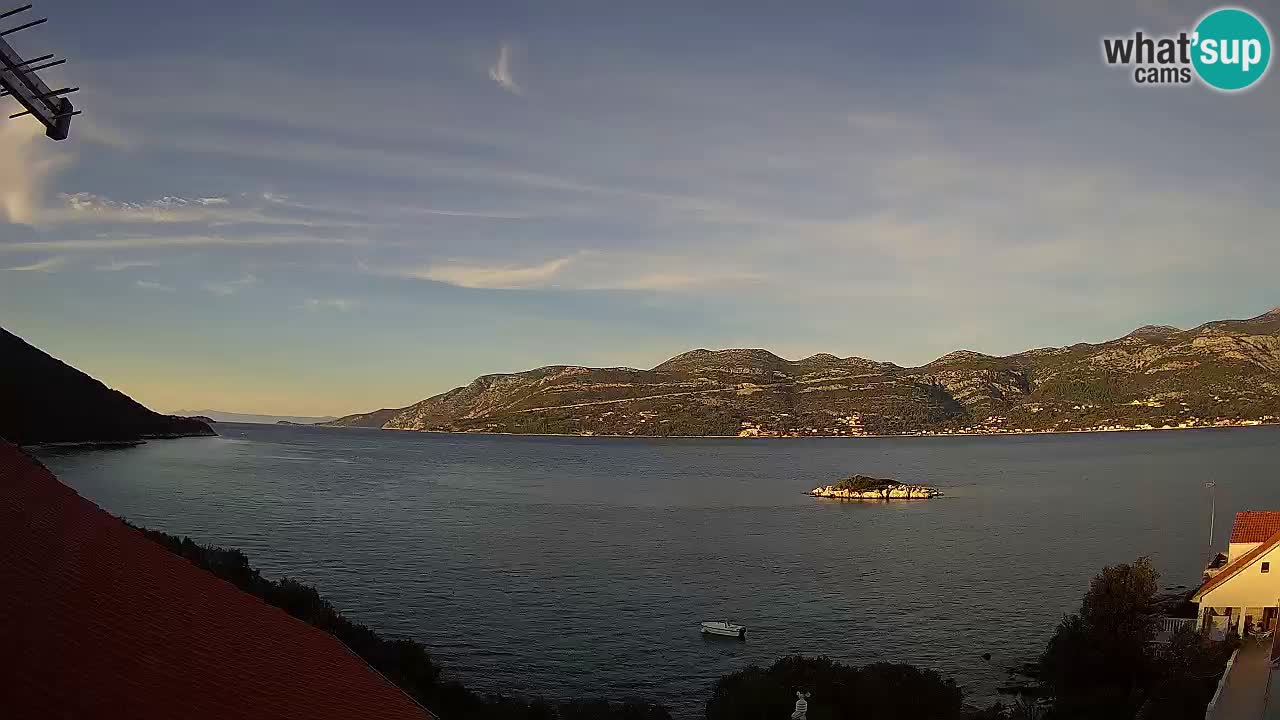Live-Webcam Korčula Tri Žala – Pelješac