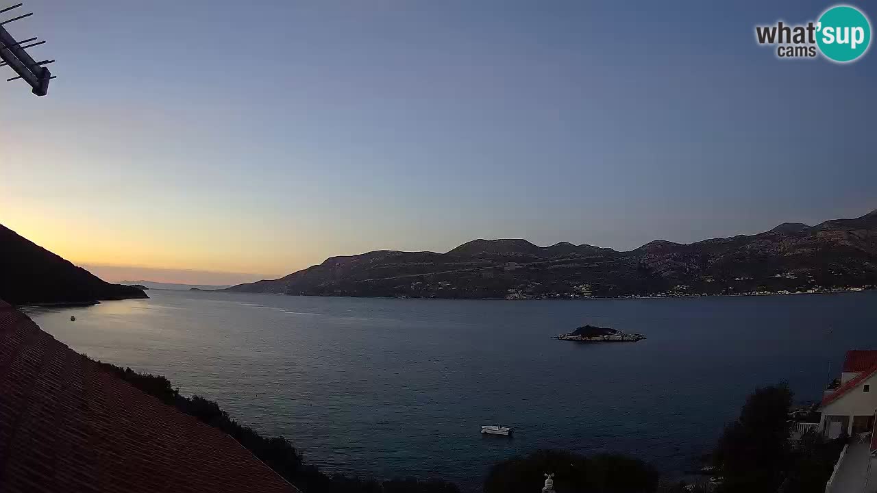 Live Korčula webcam – Tri Žala