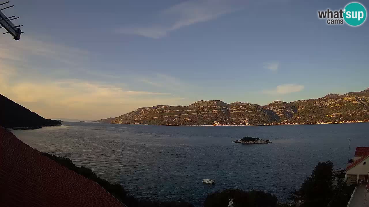 Korčula webcam en direct – Tri Žala Pelješac