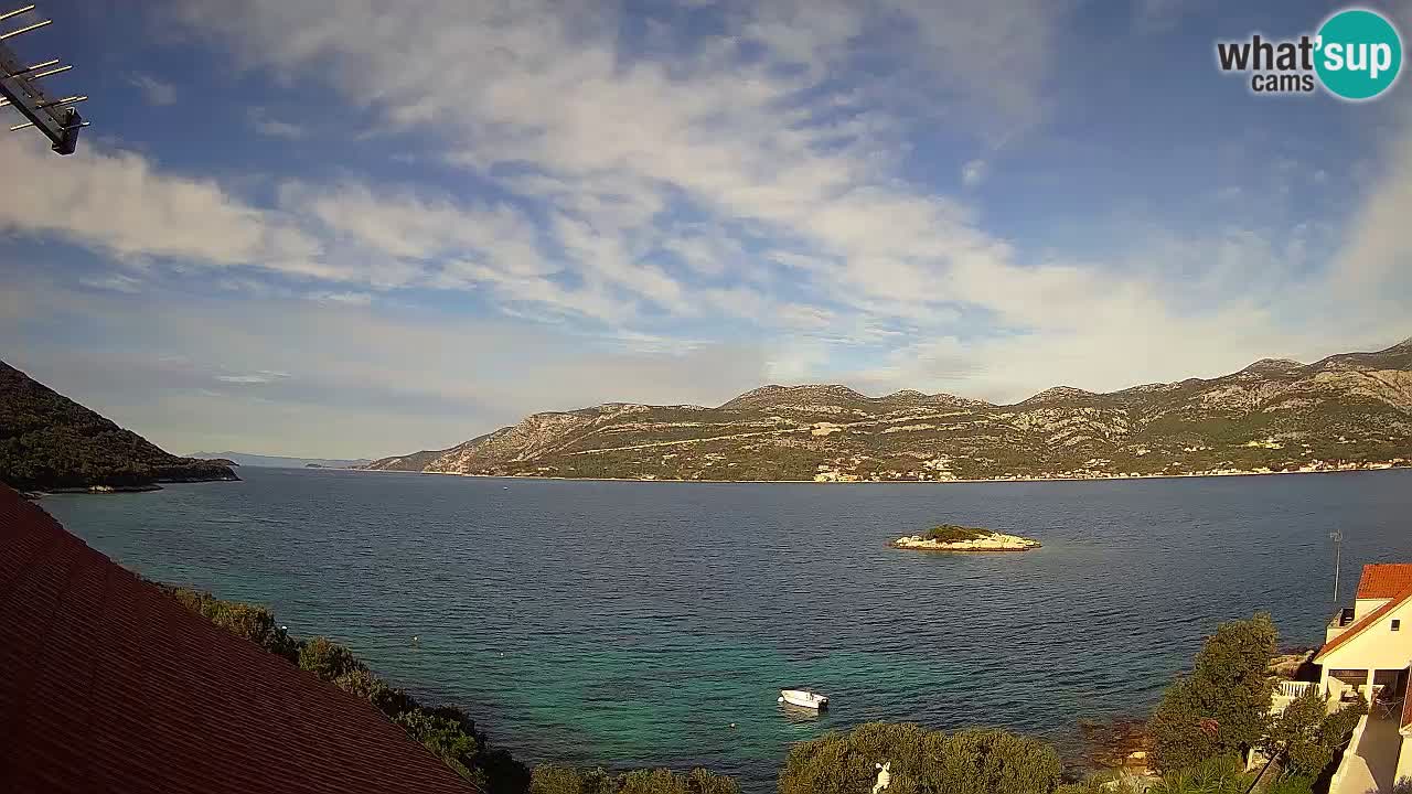 Live Korčula webcam – Tri Žala