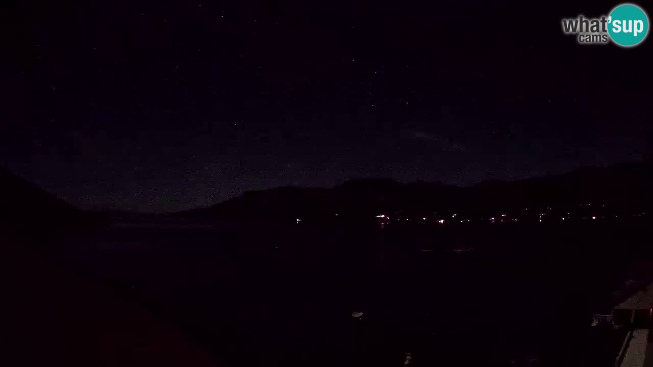 Korčula live webcam – Tri Žala panorama verso Pelješac
