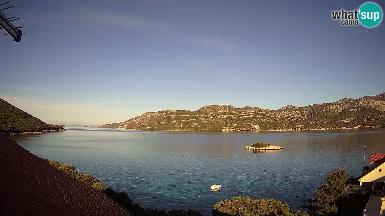 Live-Webcam Korčula Tri Žala – Pelješac