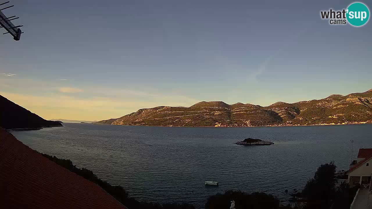 Live-Webcam Korčula Tri Žala – Pelješac