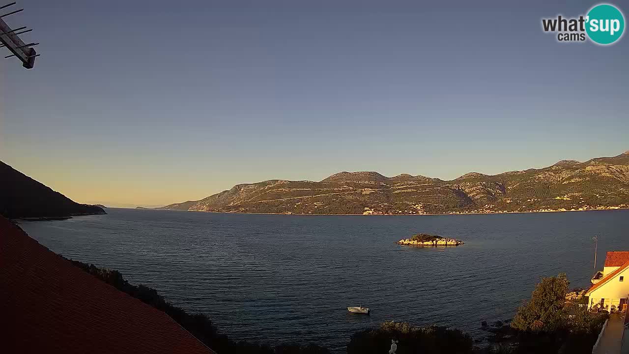 Korčula webcam en direct – Tri Žala Pelješac