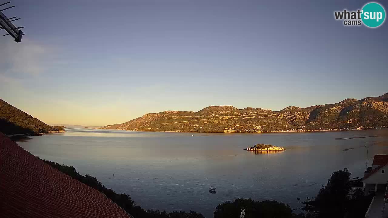 Korčula webcam en direct – Tri Žala Pelješac