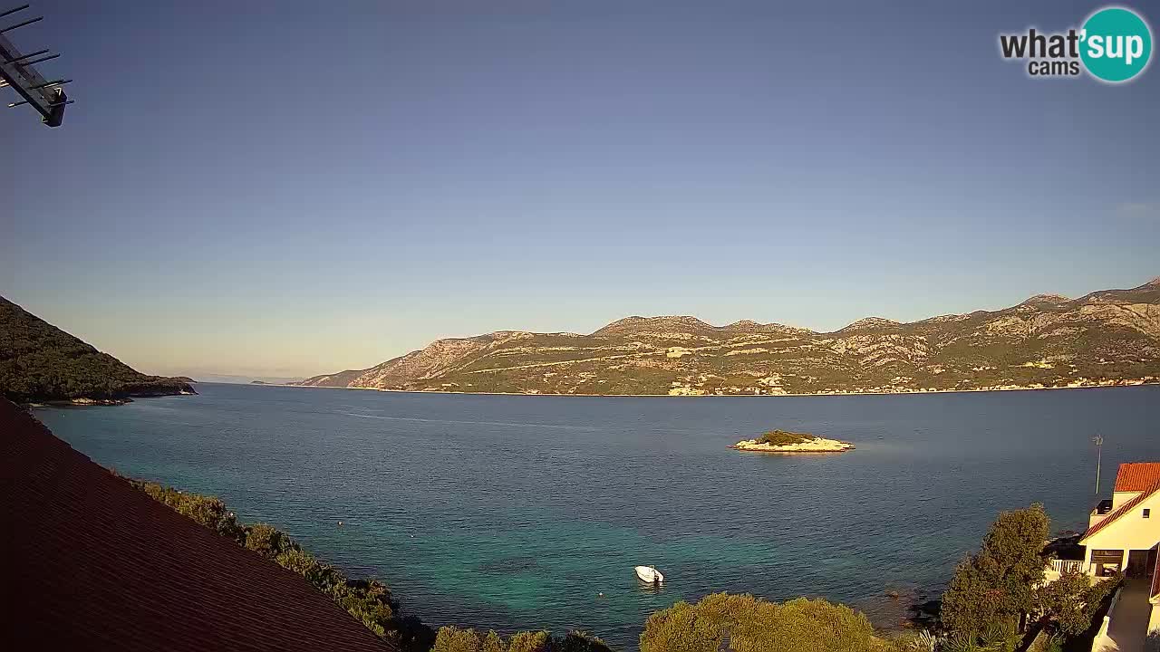 Live-Webcam Korčula Tri Žala – Pelješac