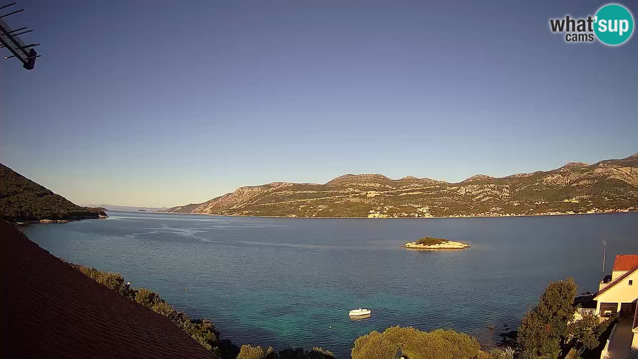 Live-Webcam Korčula Tri Žala – Pelješac