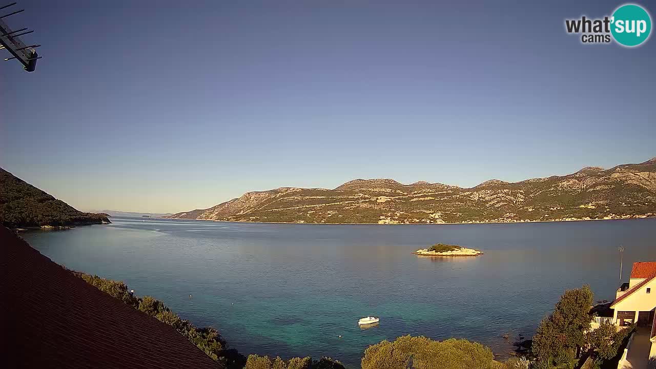 Live-Webcam Korčula Tri Žala – Pelješac