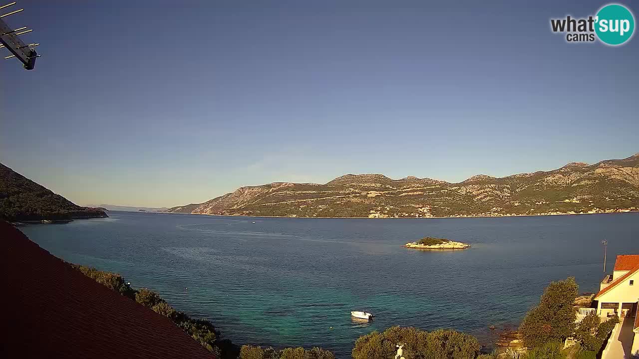 Live Korčula webcam – Tri Žala