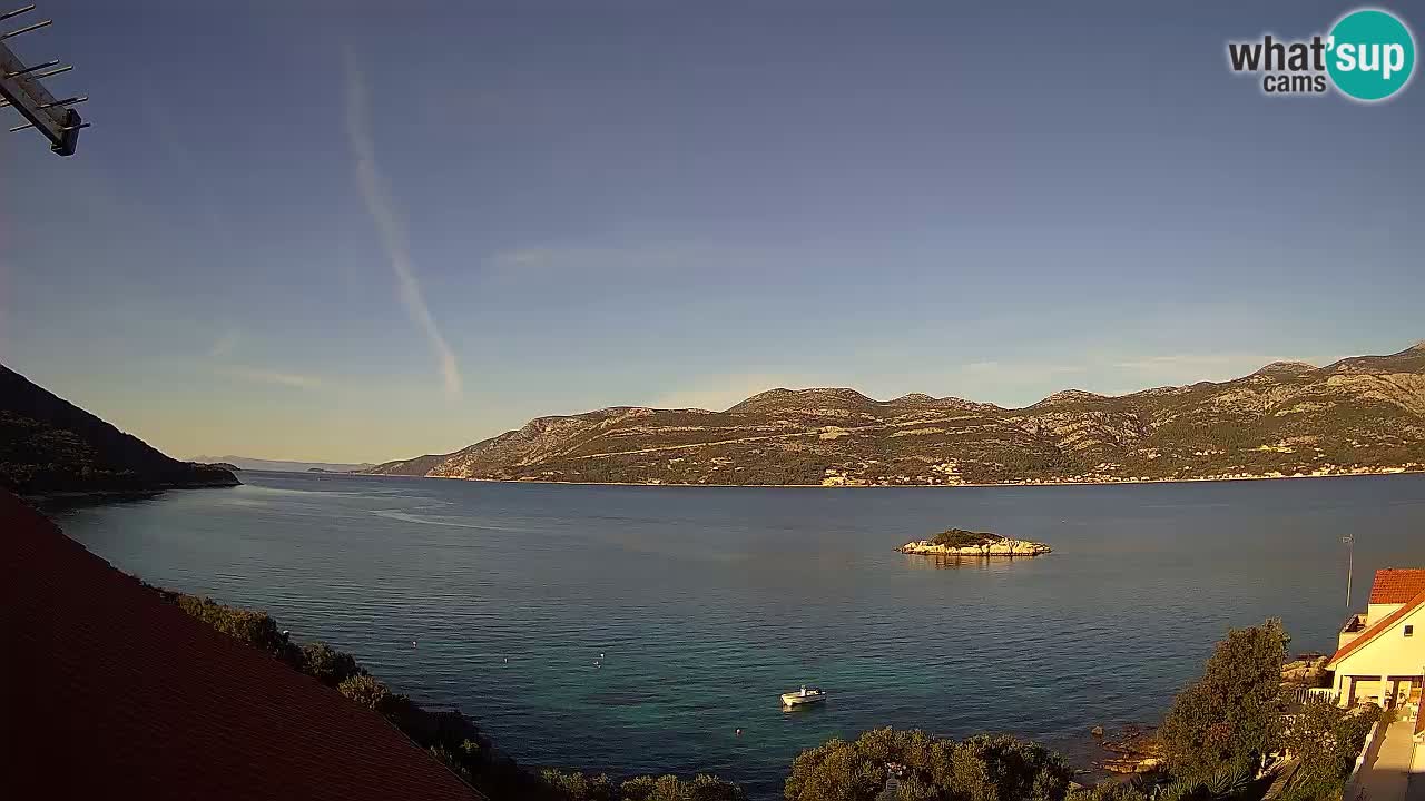 Live Korčula webcam – Tri Žala