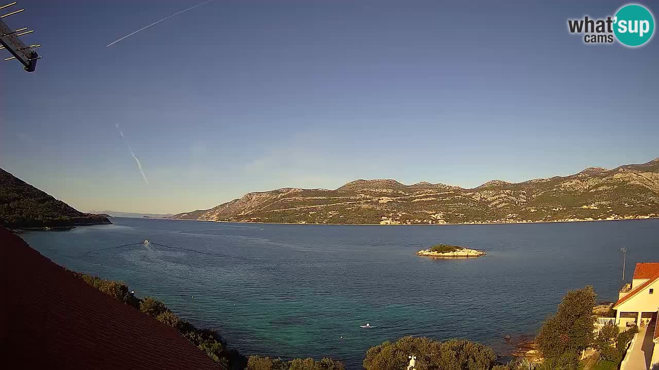 Korčula webcam en direct – Tri Žala Pelješac