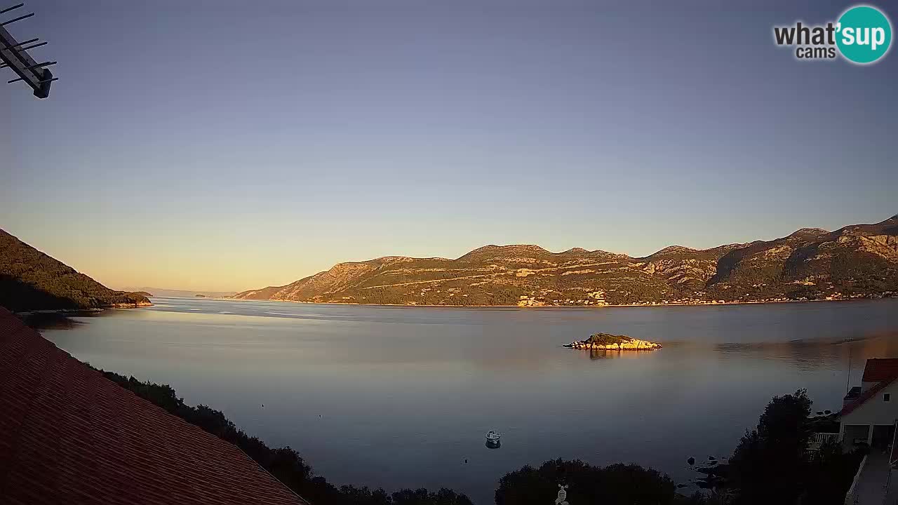 Live-Webcam Korčula Tri Žala – Pelješac