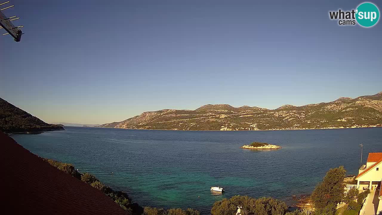 Korčula webcam en direct – Tri Žala Pelješac