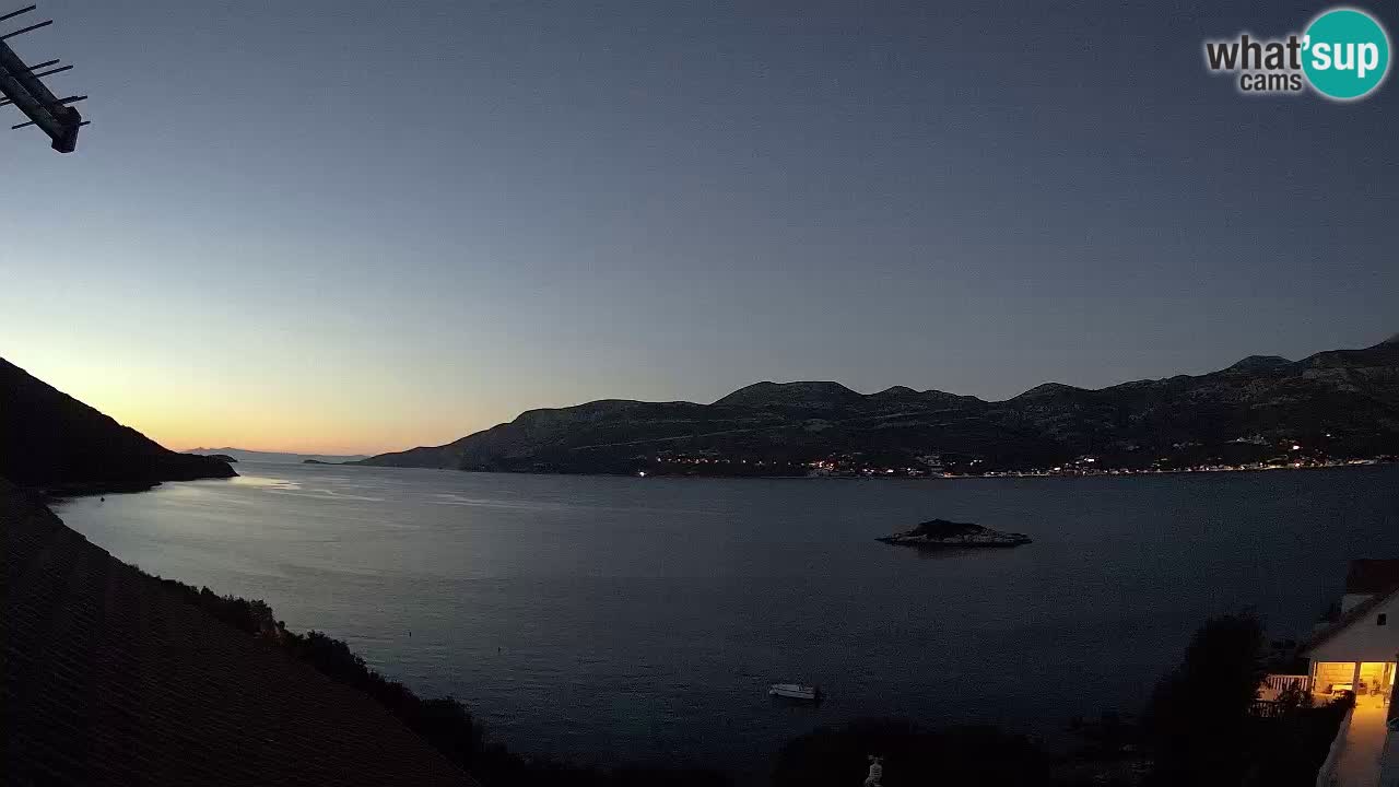 Live Korčula webcam – Tri Žala