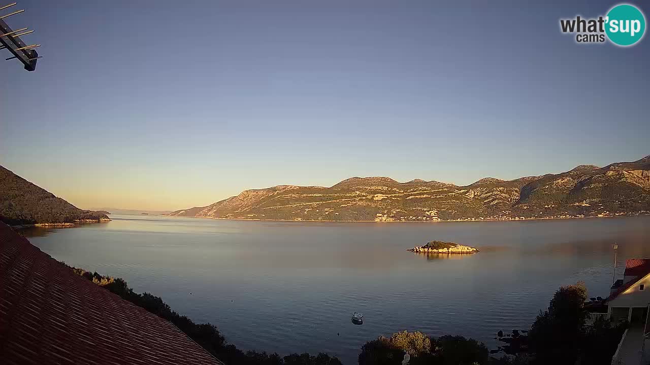 Korčula webcam en direct – Tri Žala Pelješac