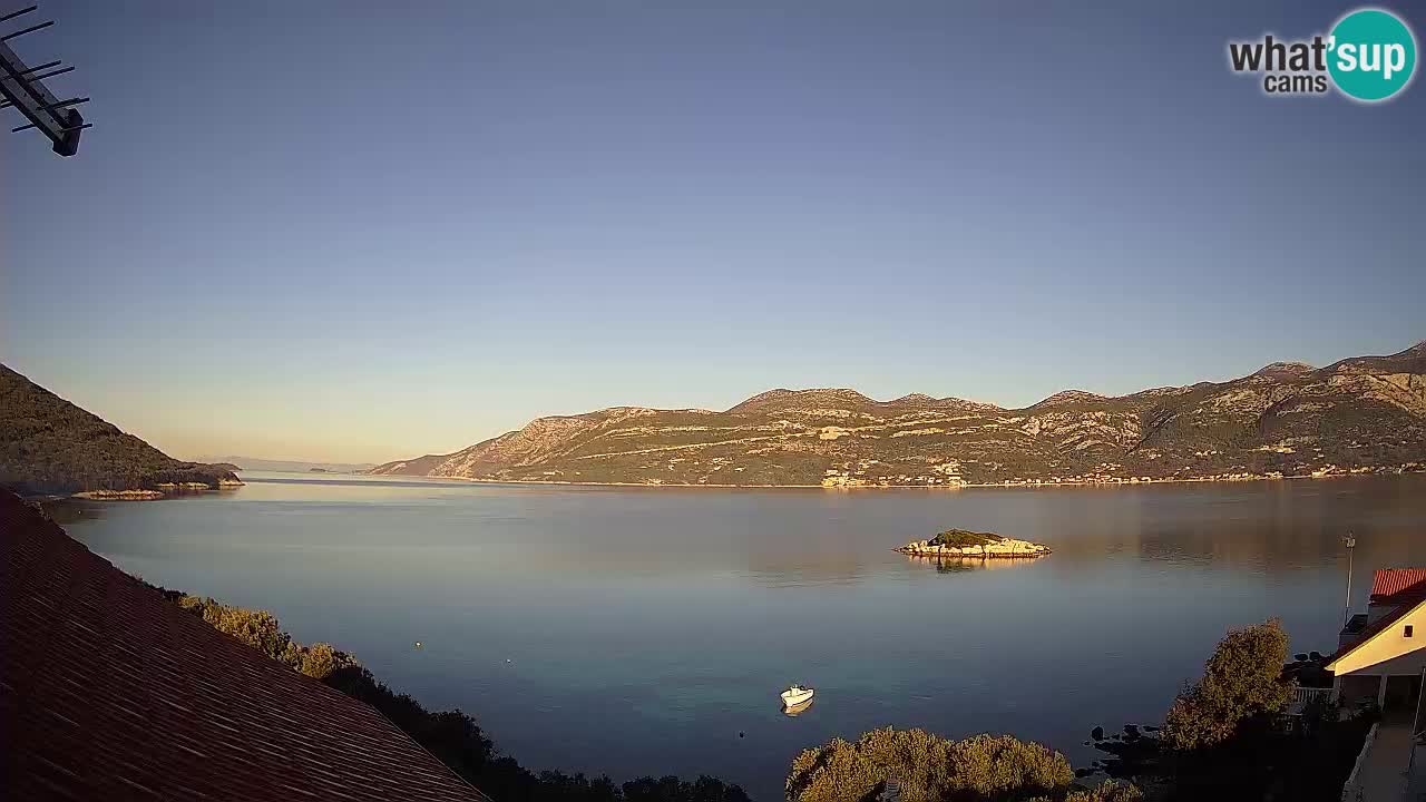 Korčula webcam en direct – Tri Žala Pelješac