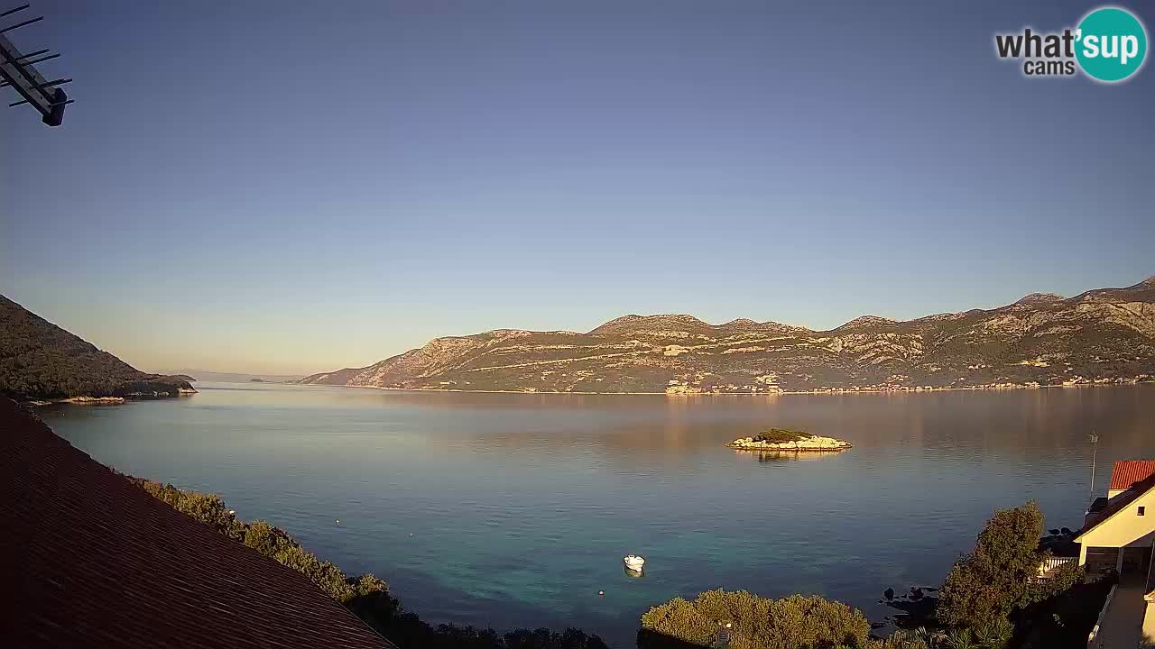 Live Korčula webcam – Tri Žala
