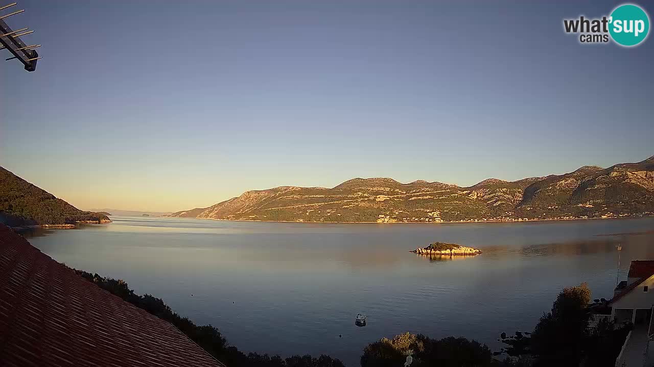 Live-Webcam Korčula Tri Žala – Pelješac