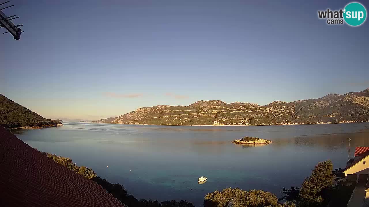 Live-Webcam Korčula Tri Žala – Pelješac