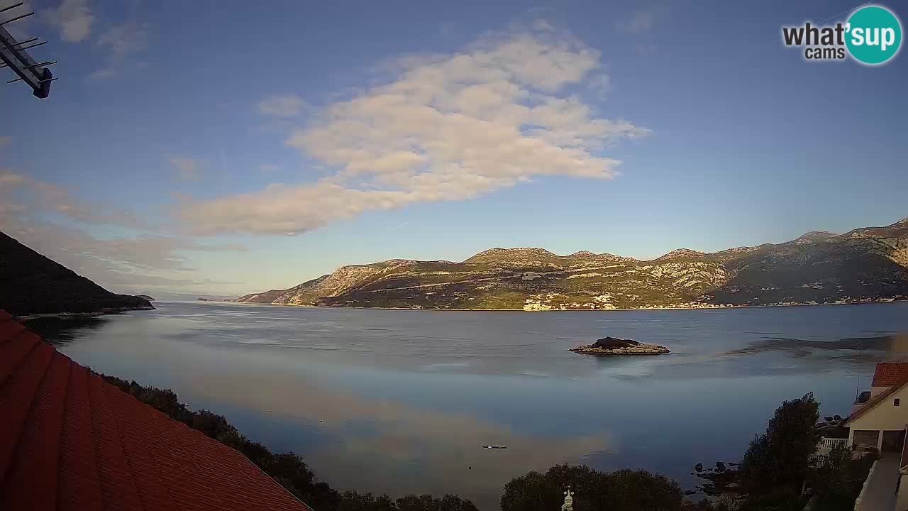 Live-Webcam Korčula Tri Žala – Pelješac