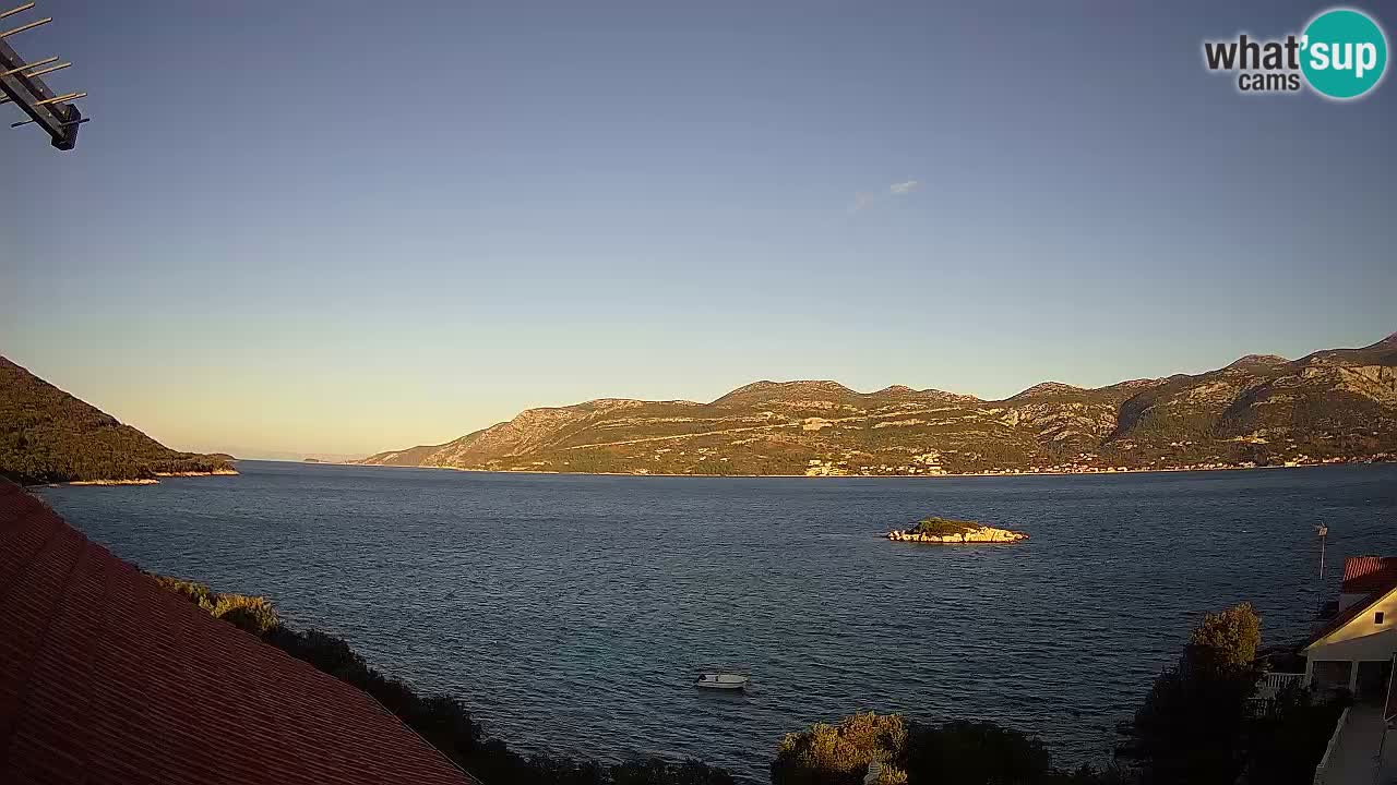Live-Webcam Korčula Tri Žala – Pelješac
