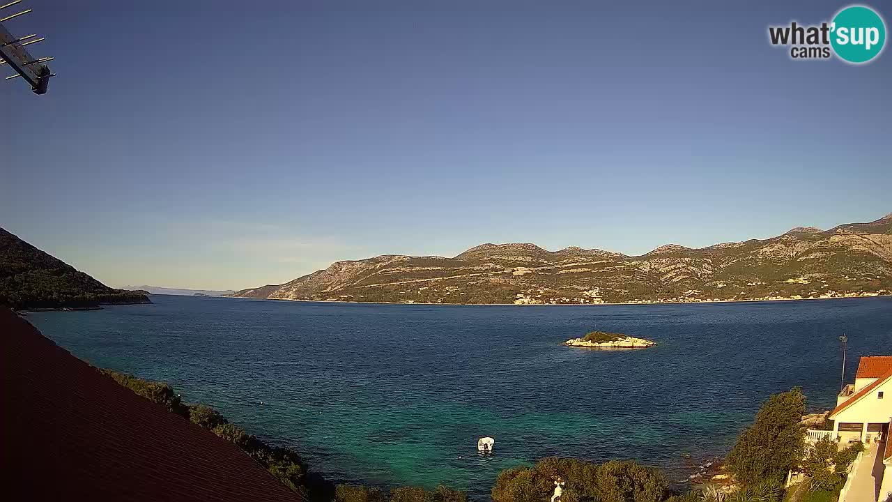 Camera en vivo Korčula – Tri Žala – Pelješac
