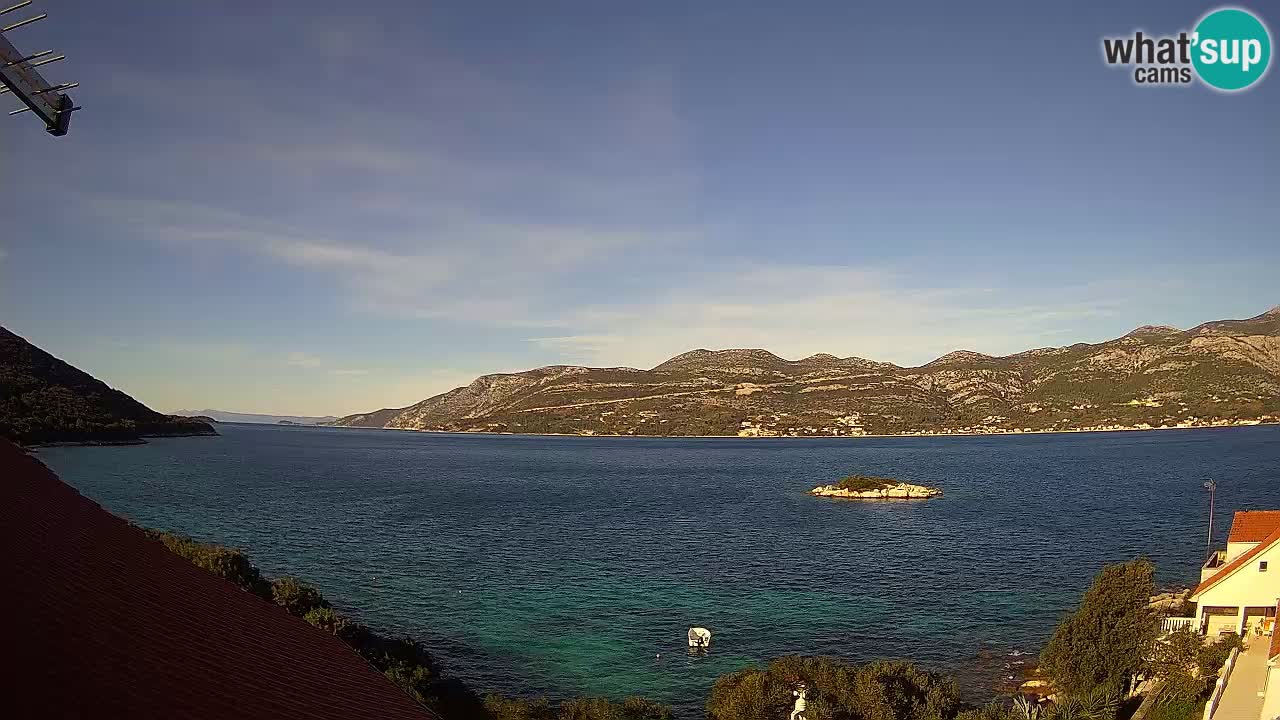 Live Korčula webcam – Tri Žala