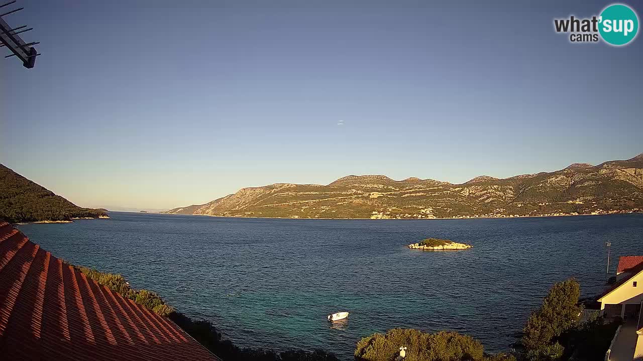 Live-Webcam Korčula Tri Žala – Pelješac