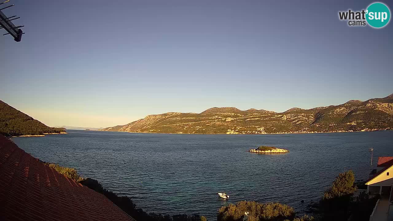 Live Korčula webcam – Tri Žala
