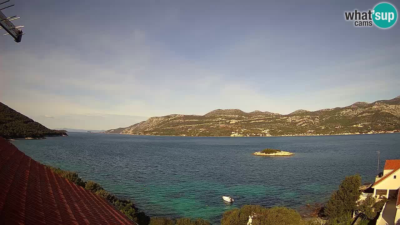 Live Korčula webcam – Tri Žala