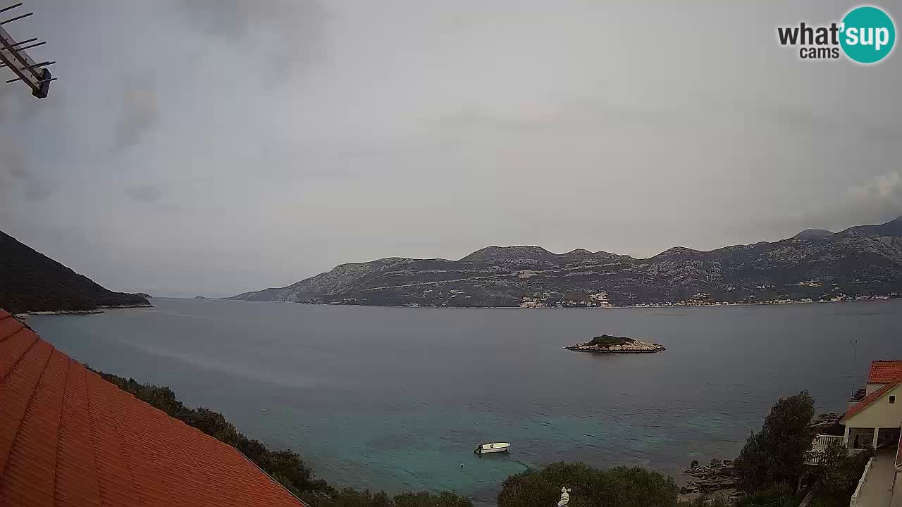 Live Korčula webcam – Tri Žala