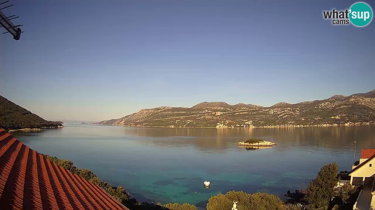 Korčula webcam en direct – Tri Žala Pelješac