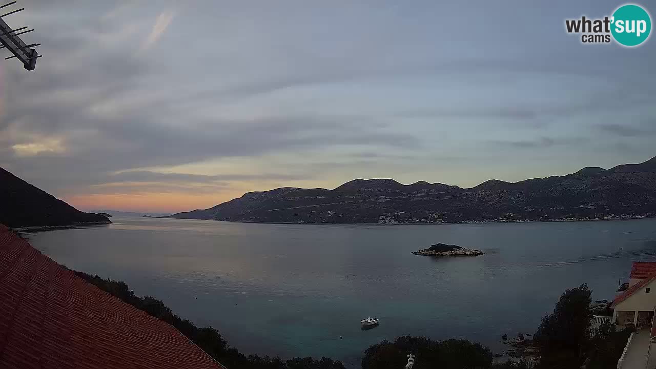 Live-Webcam Korčula Tri Žala – Pelješac