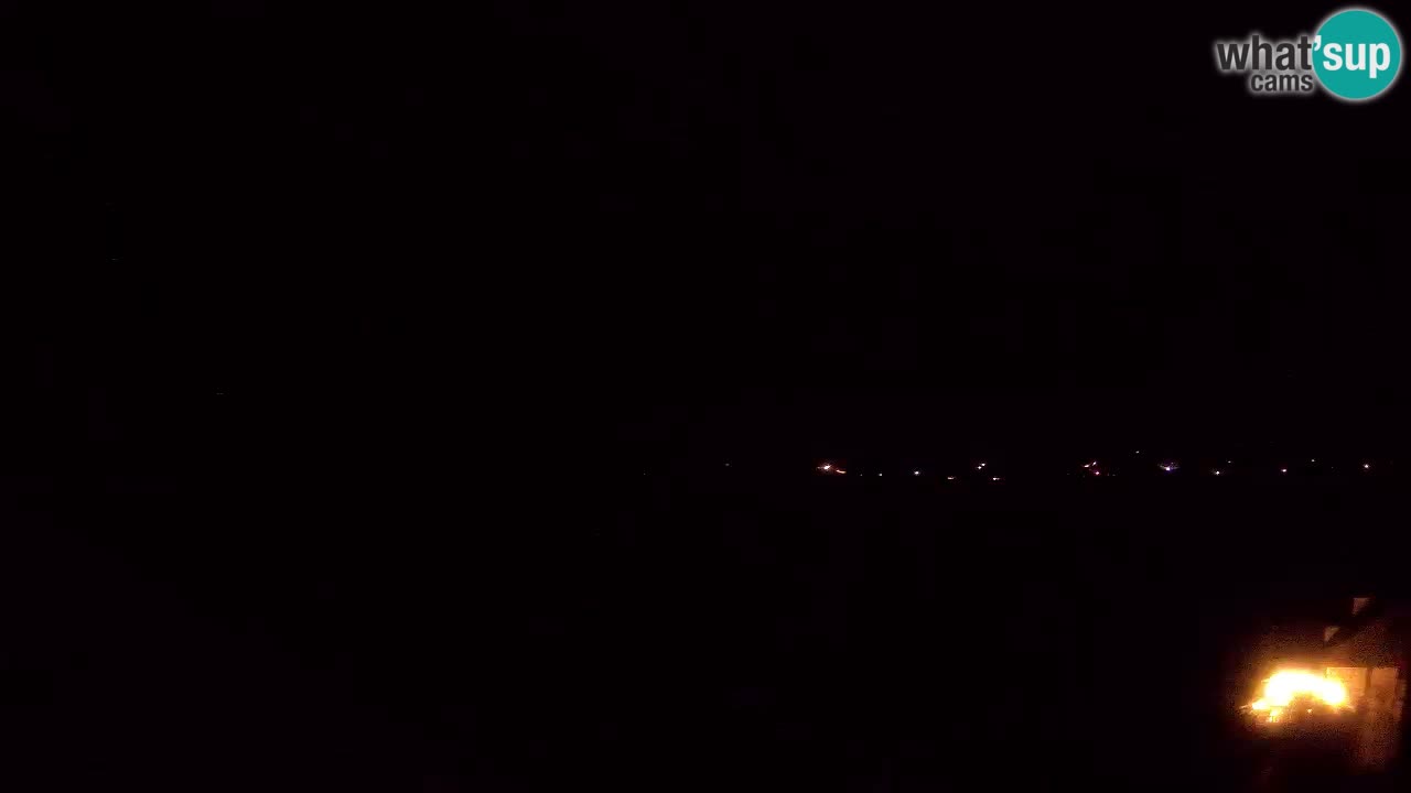 Korčula live webcam – Tri Žala panorama verso Pelješac