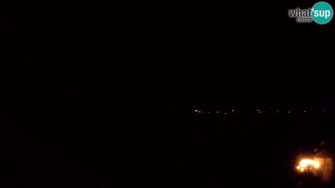 Korčula live webcam – Tri Žala panorama verso Pelješac