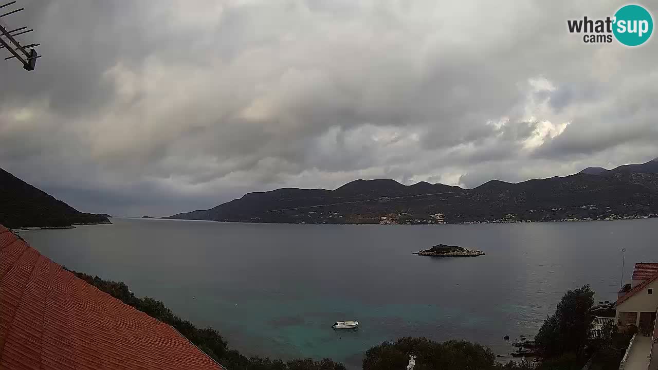 Korčula webcam en direct – Tri Žala Pelješac